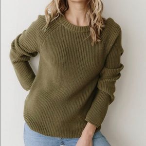Jenni Kayne Cotton Fisherman Sweater